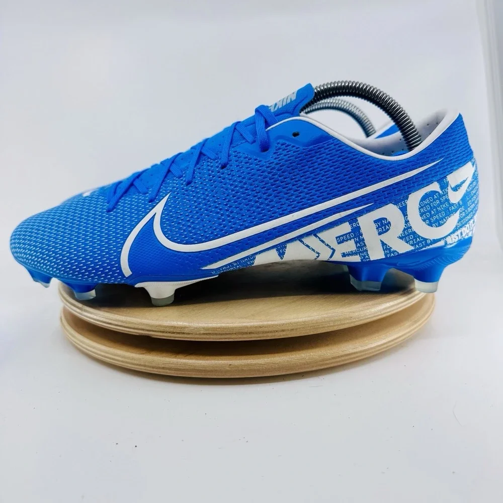 Nike Cleats Mens 10 Blue Mercurial Vapor 13 Academy FG Soccer AT5269-414 Game